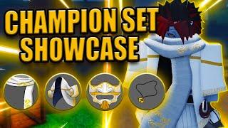 THE BEST GEAR IN PROJECT SLAYERS... (Champion Set Showcase)