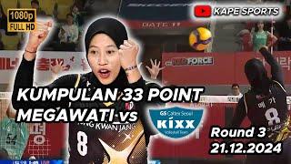 Kumpulan Poin Megawati di Pertandingan Red Sparks vs GS Caltex | Round 3 | 21.12.2024