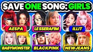 Save ONE KPop Song: Girls Edition 🩷 6 songs, Ultimate CHALLENGE   | KPOP GAME 2025