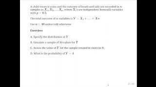 Binomial Distribution Worked Example