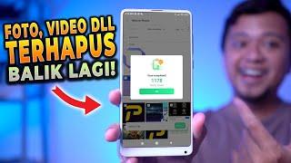 MUDAH BANGET! Cara Mengembalikan Foto, Video Yang Terhapus Permanen Di Android Tanpa PC