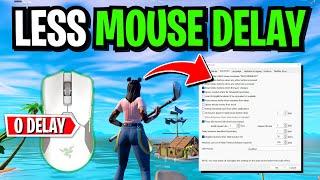 How To Get Less Mouse Delay!  Remove Mouse Input Lag ️