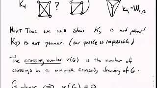 MATH 474 - Section 9.1 Planar Graphs and Euler's Formula