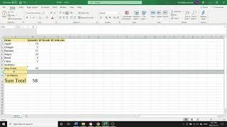 How to use SUM function in Excel Tutorial in 2021