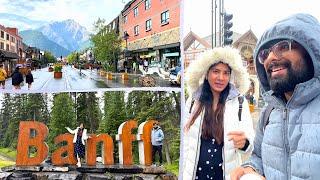 CANADA's Most Beautiful town BANFF mai humara 1st day || Zyka Famous Indian Restaurant Worth it ?