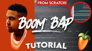 MAKING A SOULFUL BOOM BAP TYPE BEAT FOR NAS - (Boom Bap Type Beat Tutorial - FL Studio)