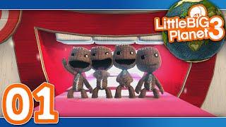 Little Big Planet 3: Part 01 - Prologue (4-Player)