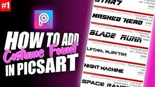  How to Add Custom Fonts in Picsart | How to Add Fonts in Picsart | Picsart Custom Fonts