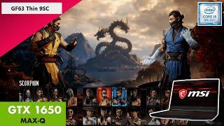 Mortal Kombat 1 GTX 1650 Max Q + i5 9300H - TEST