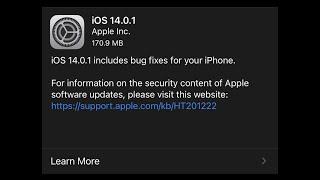 Apple Releases iOS 14 0 1 Sudden Early Upgrade With Important Fixes