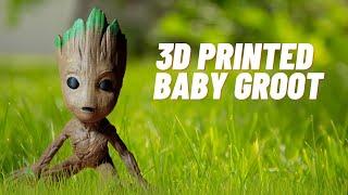 Baby Groot 3D Printed - Tutorial, Print Settings, Time Lapse, Showcase