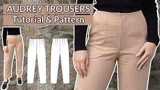 Audrey trousers PDF sewing pattern + sewing tutorial | NH Patterns | New trousers sewalong |