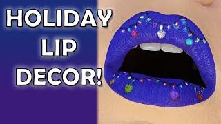 The holiday lights on your lips – Christmas makeup tutorial! 