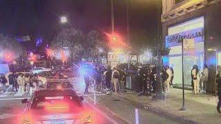 Teens shot during large crowd gathering in the Loop