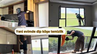 Yeni Evimde Dip Köşe Temizlik yaptık