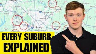 Every Raleigh North Carolina Suburb EXPLAINED | Where to Live in Raleigh NC | FULL MAP TOUR