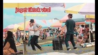 joget tiktok viral di tempat umum,semua orang pada ingikut joget. #jogettiktok