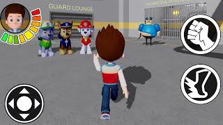 PLAYING AS PAW Patrol MODE in BARRY'S PRISON RUN! Roblox Obby