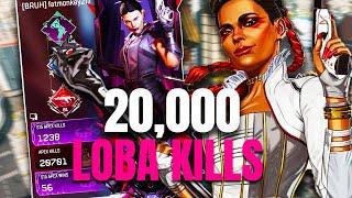 WHAT 20,000 KILLS ON LOBA LOOKS LIKE…(Apex Legends Season 21)