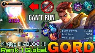 Powerful Mage Gord 5,800+ Matches - Top 1 Global Gord by Kinggg FIABLOO !!!! - Mobile Legends