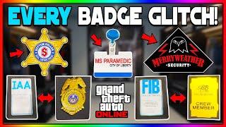 How To Get EVERY Badge Glitch In GTA 5 Online!