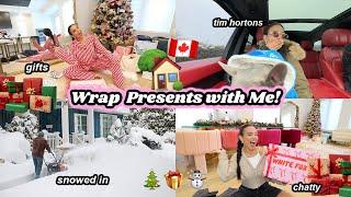 Wrap CHRISTMAS PRESENTS With Me LAST MINUTE! (Family do NOT watch)