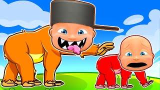 Becoming The LARGEST MONKEY in Roblox!