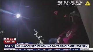 Man accused of asking 14-year-old girl for sex