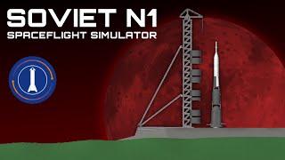 SovietN1 in SpaceFlight Simulator 1.5 | Vanilla build challenge | SFS |