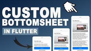 Flutter UI Tutorial | Flutter Custom Bottom Sheet, Flutter Bottom Sheet, BottomSheet Widget