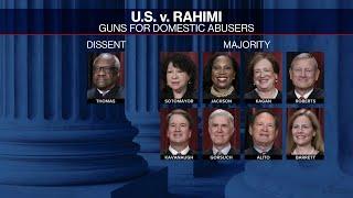 LIVE: Supreme Court upholds ban on guns for domestic abusers | ABC News