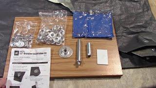 How To Use Harbor Freight Grommet Installation Kit Item 63237 Instructions 1/2-inch Tarp Repair