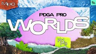 2024 PDGA Pro Worlds | MPO R1F9 | McBeth, Wysocki, Robinson, Lizotte | Jomez Disc Golf