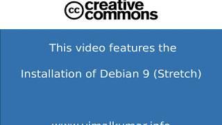 Debian 9 (Stretch) XFCE Linux installation