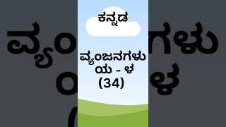 kannda# ವ್ಯಂಜನಗಳು