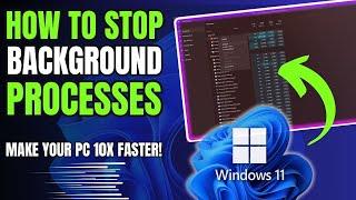 How to Stop Background Processes in Windows 11/10