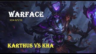 WarFace Karthus vs Kha Jungler 1v9 Machine 25/10/2023