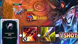 2800 Damage Shaco Q - Jeweled Gauntlet + Sword of Divine ft. Rank 1 Arena