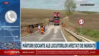 Mărturiile șocante ale locuitorilor afectați de inundații: „Apa era până la genunchi”