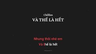 KaraVideo - Va The La Het Karaoke   Chillies