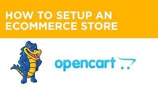 How to Setup an eCommerce Store with Open Cart (v1.5.6.1) using Hostgator