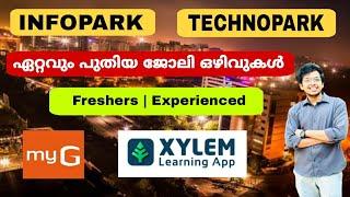 Infopark jobs  Experience ആവശ്യമില്ല | Technopark jobs | Infopark Kochi job vacancy | Jobhunter