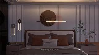 3D Interior Animation in Blender (Eevee) - Bedroom Interior Lighting - Architectural Visualization