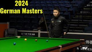 Zhou Yuelong vs Jak Jones German Masters 2024 Qualifiers Full Match HD