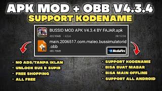 UPDATE‼️ BUSSID APK MOD + OBB V4.3.4 UNLIMITED TERBARU 2025 | SUPPORT KODENAME & ALL ANDROID