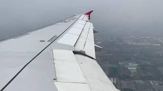 Indonesia Air Asia Airbus A320 Approach & Landing at Jakarta Soekarno-Hatta Airport