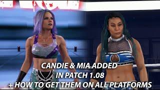 WWE 2K23 New Hidden Models Added (Mia Yim & Candice LeRae) + How To Get Them