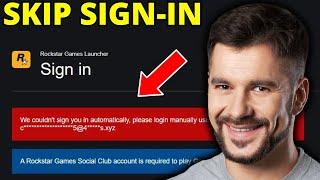 How To Skip Rockstar Sign-in on FiveM