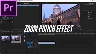 How to create a Zoom Punch for Emphasis (Adobe Premiere Pro)