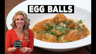 Egg Balls (Meatless Meatballs) | Easy Italian w. Cake Boss Lisa Ep03
